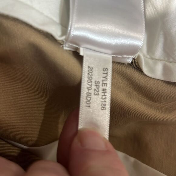 J. Crew Factory H3186 Straight-fit flex chino pant size 35/32 in Khaki NWT - Picture 7 of 10